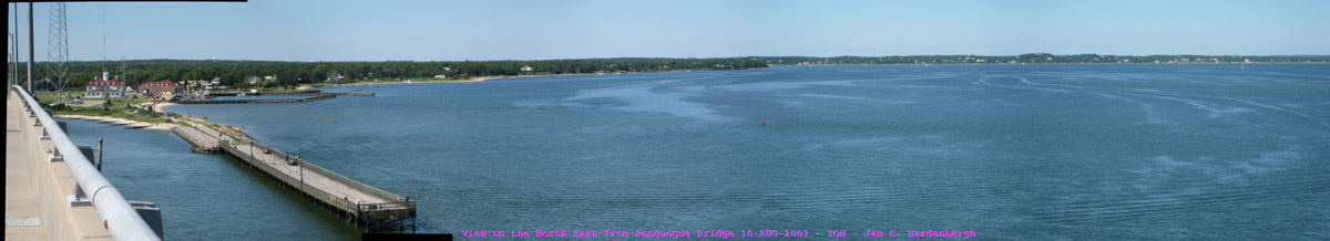 View From Ponquogue Bridge to the North East