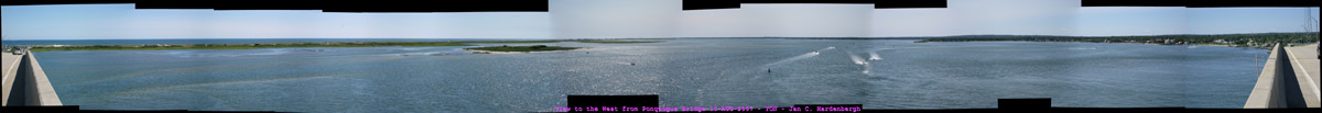 View From Ponquogue Bridge to the North East